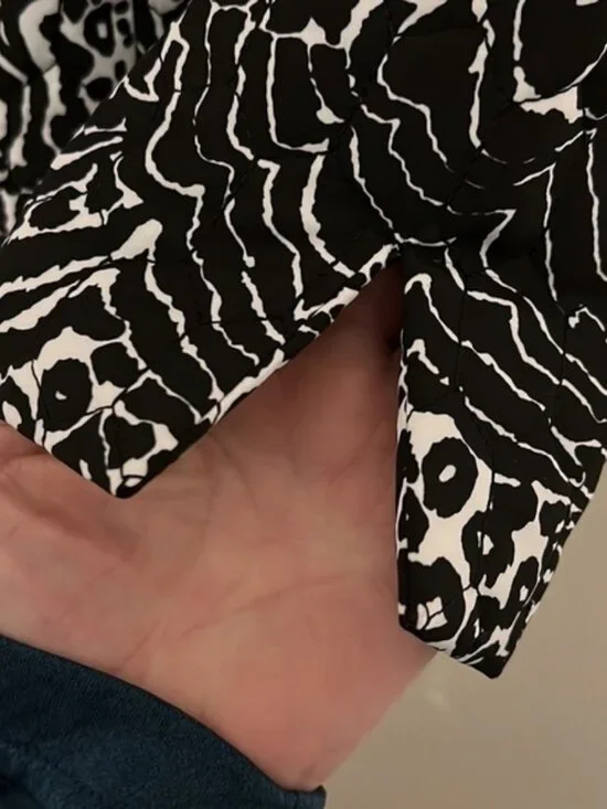 RQT Quilted Women's Zebra Zip Up Lightweight Jacket NWT Size Large - Picture 7 of 11